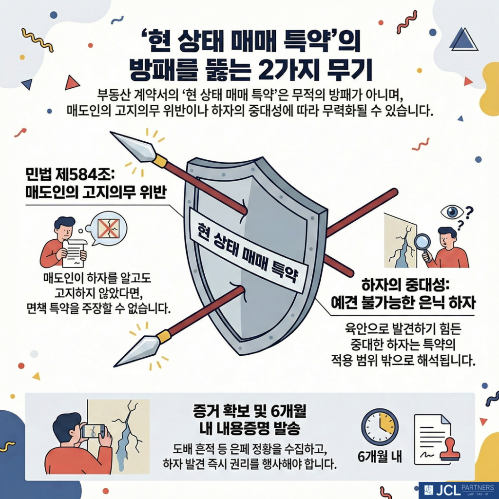 형 상태 매매 특약 뚫는 2가지 방법 이미지