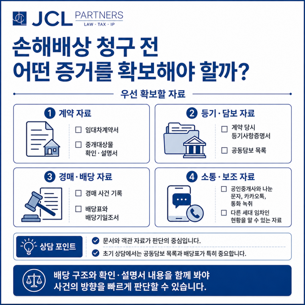 다세대주택 공동근저당 손해배상 상담 준비서류
